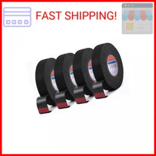 HSTECH Wire Harness Cloth Tape, 3/4-Inch by 50-Foot (4 Rolls), Speaker Wiring Ha