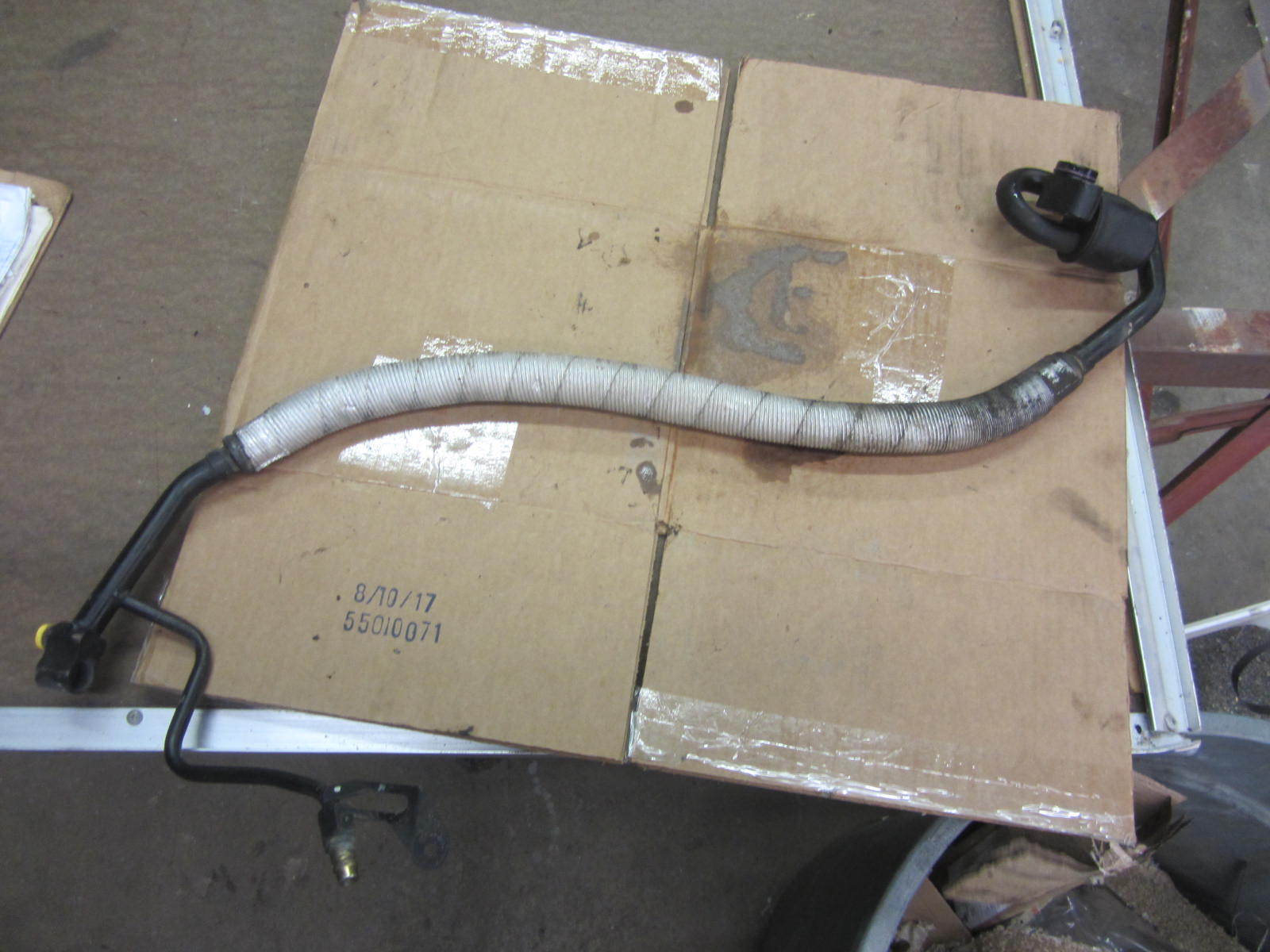 2001 BMW E46 325ci Coupe OEM A/C Suction Pipe Evap Compressor  