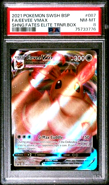 PSA 8 NR MINT - MT 2021 Pokemon Swsh Black Star Promo 087 Full Art