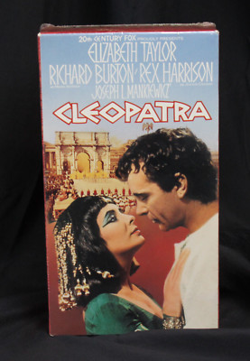 Cleopatra VHS Tapes Video Movie Sealed 2 Parts Elizabeth Taylor Burton Harrison 