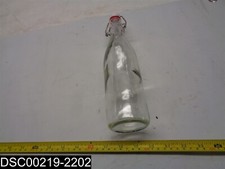 Qty 6: 2647 Estilo 16oz Swing Top Easy Cap Clear Glass Bottles