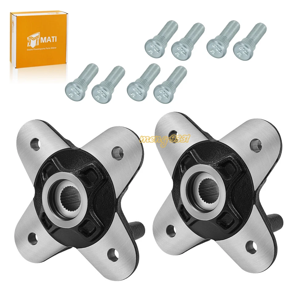 2 Front/Rear Wheel Hub w/Studs for Polaris General 1000 General 4 1000 2016-2025 - Image 3 of 4