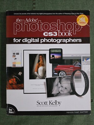 The Adobe Photoshop CS3 Book for Digital Photographers by Scott Kelby -Paperback