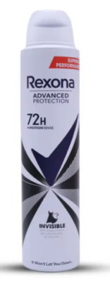 Rexona Advanced Protection Invisible 72H Deodorant Spray, 6.7 oz