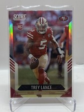 Trey Lance Silver Prizm Rookie Card RC 2021 Chronicles Score Chrome Update #404