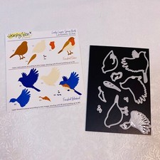 Honey Bee Stamps Lovely Layers Spring Birds 10pc Die Set Robin  Bluebird