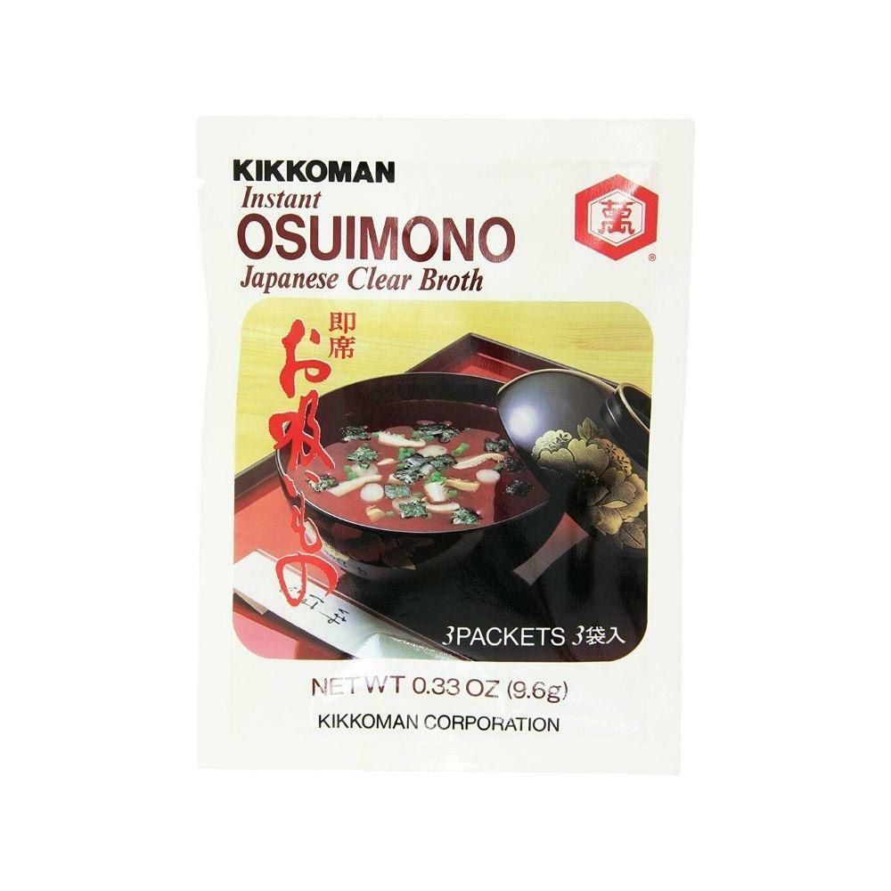 Kikkoman Instant Osuimono Japanese Clear Broth 0 33 Oz 6 Pack Ebay