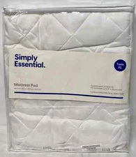 Bed Bath & Beyond Simply Essential Mattress Pad Twin XL (39" w x 80" L) WHITE