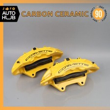 15-19 Chevrolet Corvette C7 Front Right Left Carbon Ceramic Brake Calipers Set