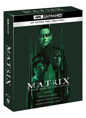 MATRIX - 4 Film Déjà Vu Collection (4 4K Ultra HD + 7 Blu-Ray Disc)