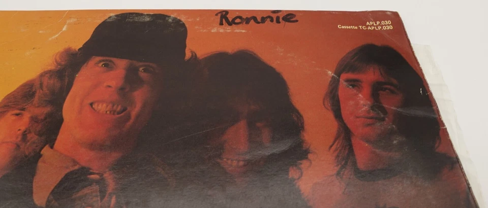 AC/DC Powerage 1978 Australian MAXICUT 1st Press Blue Label Vinyl LP Record EX- - Image 4 of 4