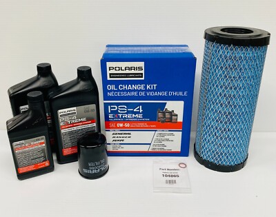 2016-2026 Polaris General 1000 Extreme Duty PS4 Oil Change Kit - Air Filter