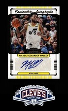 2022-23 PANINI CONTENDERS NICKEIL ALEXANDER-WALKER AUTO 10/10 GOLD Utah Jazz