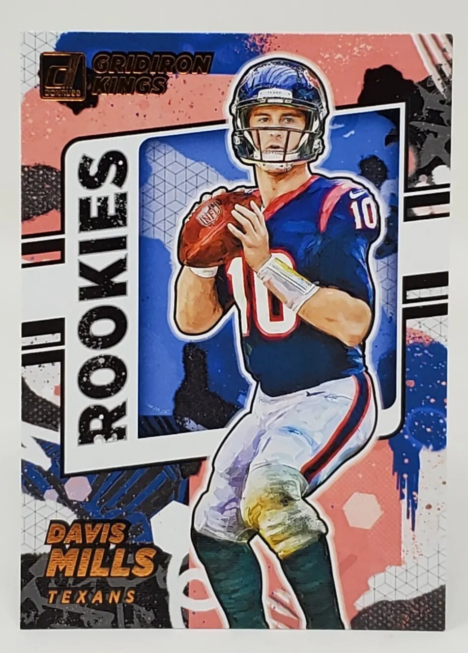 2021 Panini Donruss Gridiron Kings Davis Mills #RGK-DM1 RC ROOKIE