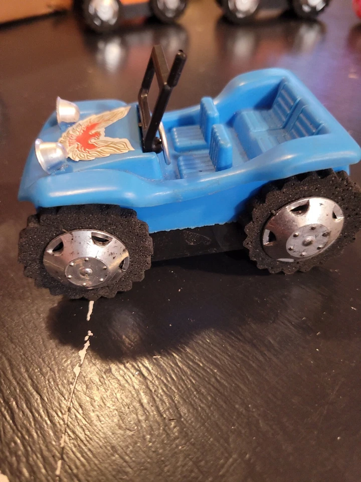 Buggy Climbing Tumble Car Rugged Off-road Tires w/ firebird logo vntg toy - Image 2 of 4