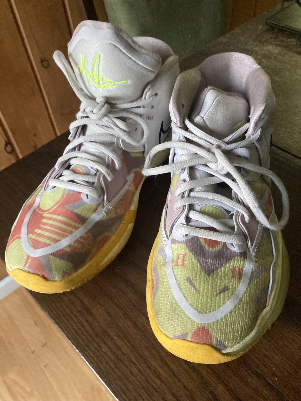 SAOLA Scarpe da basket Nike Kyrie Infinity da uomo taglia 6Y grigio arancione sneakers sportive