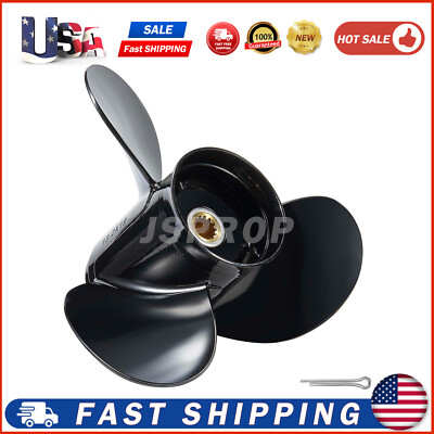 13 3/4 x 15P Boat Propeller for Johnson Evinrude Engines 40-140HP 13 Spline, RH