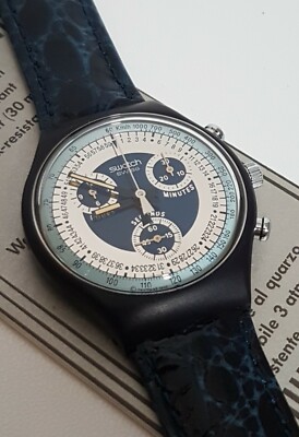 Swatch Chrono SCN102 Silver Star - TOP CONDITION - TESTED - in Box - vintage