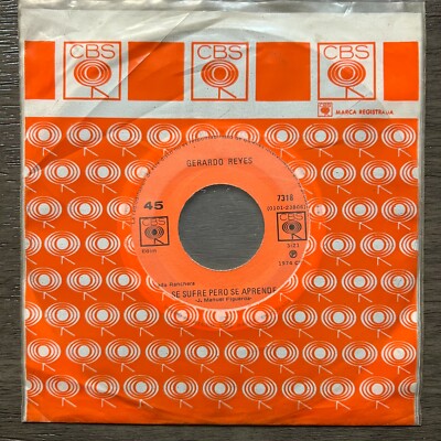 Gerardo Reyes, Nada Mas Te Digo Adios / Se Sufre Pero, 1974 Mexican 7'' Single CS