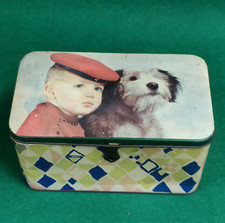 SCATOLA LATTA VINTAGE LIEVITO ANTONIO BERTOLINI RETRO  EPOCA DESIGN MODERNARIATO