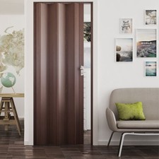 Porta interna a soffietto porte noce per gli interni Dimensioni 88,5x214 cm