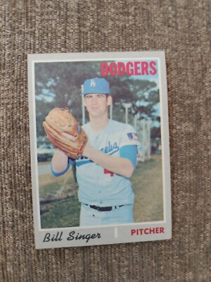 1970 Topps Baseball Card #490 Bill Singer Los Angeles Dodgers Ex Read ...