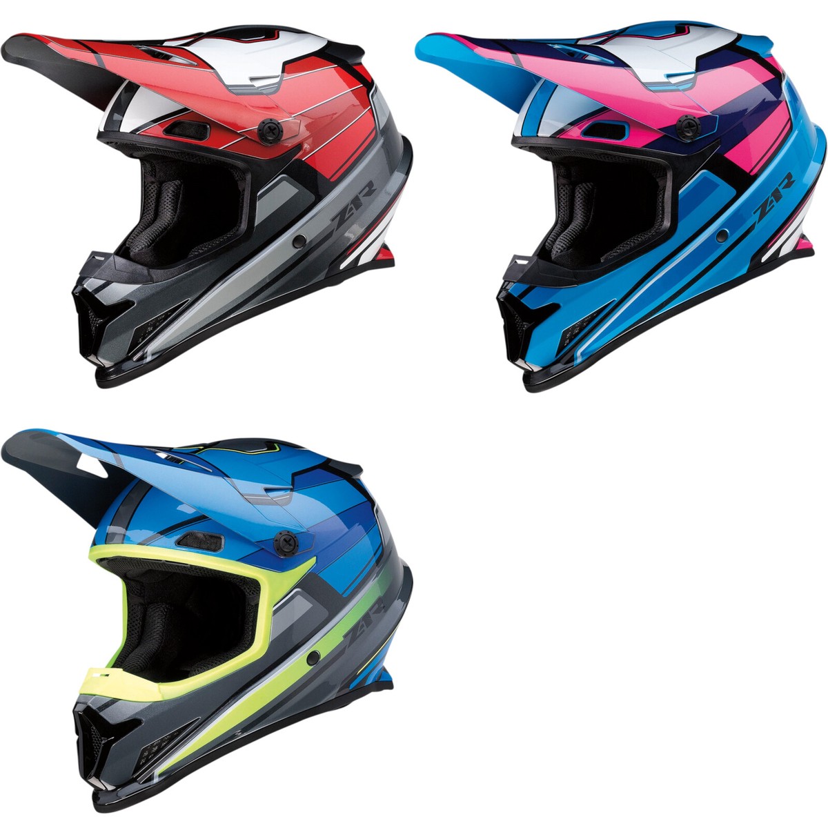 Z1R Snow/Dirt/ATV Full Face Helmet Rise MC XS-4XL Pick Color DOT Approved | eBay Z1R Snow/Dirt/ATV Full Face Helmet Rise MC XS-4XL Pick Color DOT Approved | eBay