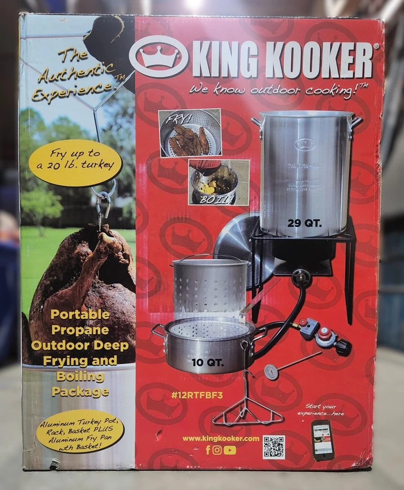 King Kooker 29qt Propane Outdoor Deep Frying & Boiling Package - 12RTFBF3 - Image 2 of 3