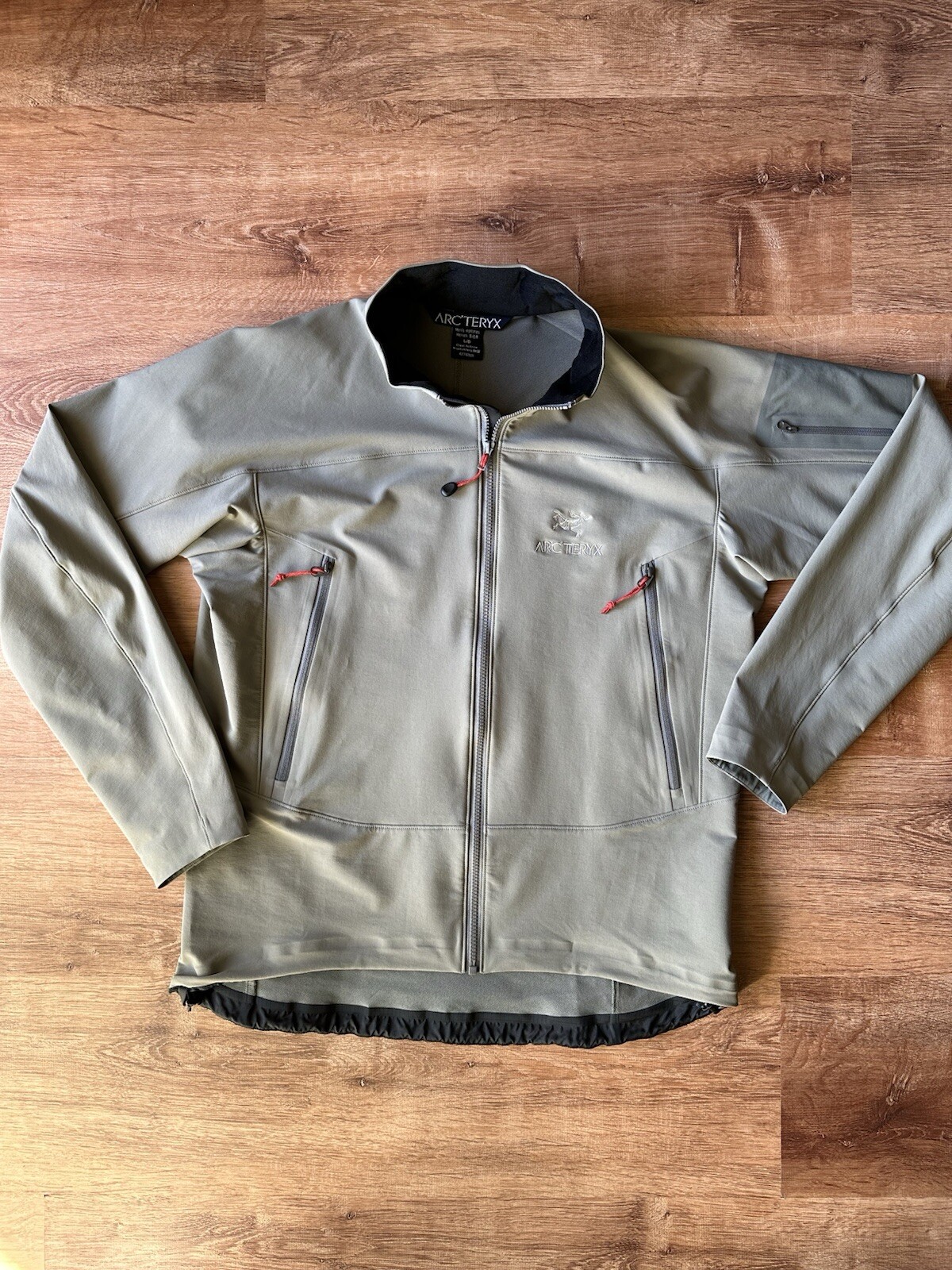 ARC'TERYX Giacca Softshell Vintage ArcTeryx Olive Sage Gamma LT con Zip