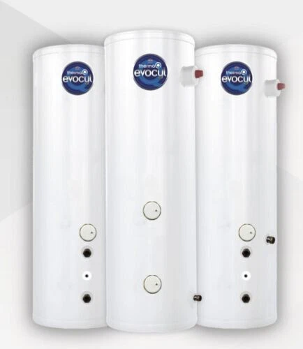New - Evocyl TQSIN0150 Unvented 150L TWIN COIL Solar Indirect Cylinder  Complete | eBay