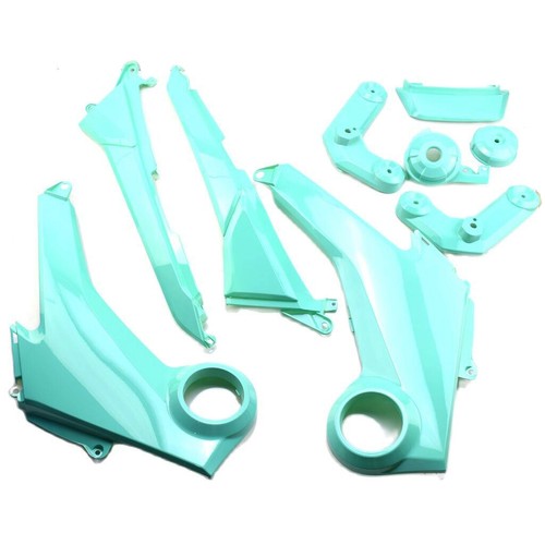 FULL MINT GREENFAIRING BELLY PAN BODY KIT COVER FIT HONDA GROM MSX125 2012-2015 - Picture 13 of 13