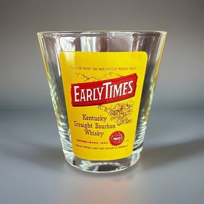 Early Times Kentucky Bourbon Whiskey Sipping / Rocks Glass