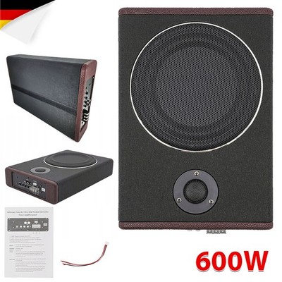Subwoofer 12V 600W Subwoofer Unter Dem Sitz Schlanker für Auto LKW DHL