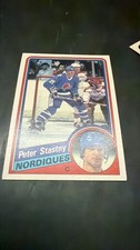 1981-82 Topps #39 Peter Stastny Rookie Card Quebec Nordiques HOF. rookie card picture