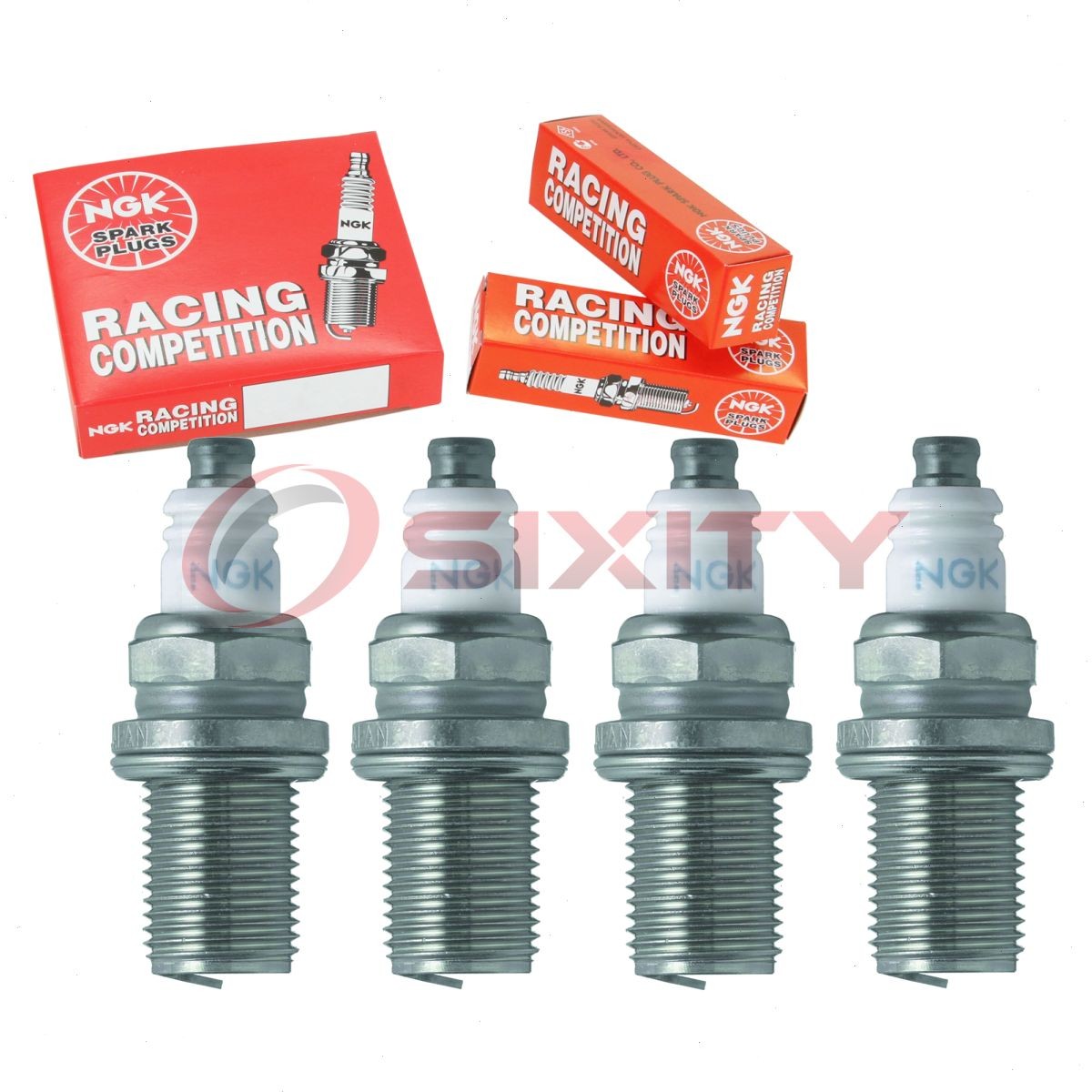 4 pc NGK 4985 R7282-105 Racing Spark Plugs for IWM01-32 94703-00332 fg