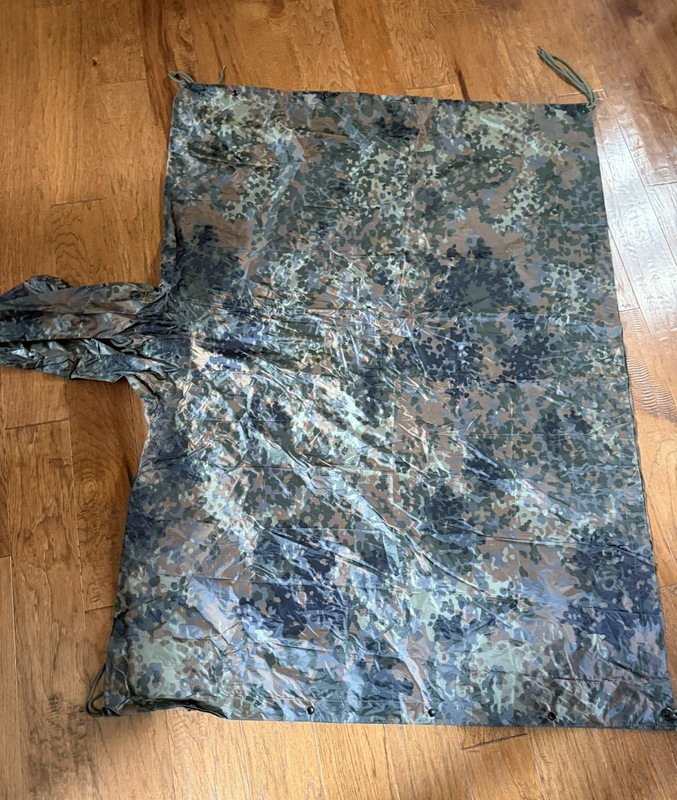 Mil-Tec Camouflage Ripstop Poncho Multi-Purpose Wetness Protection