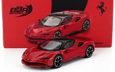 BBR Models 1/64 Ferrari SF90 STRADALE HYBRID 1000hp 2019 Red BBRFER64030