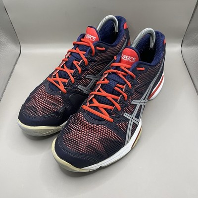 Asics Gel Solution Speed 2 Training Shoes Women s Size 9.5 Black Blue Red