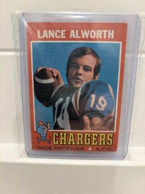 1971 Topps #10 Lance Alworth CHARGERS EXCELLENT!