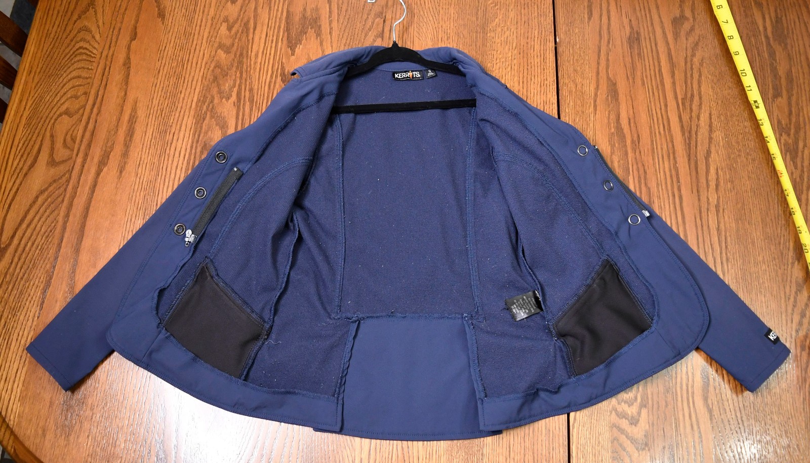 Kerrits, tech show jacket hunt coat, navy, girls Small
