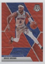 2019-20 Panini Mosaic Tmall Red Wave Prizm Bruce Brown #57 2r8