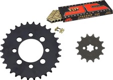 Kit/Transmission Suzuki RV 50 Époque JT Chaîne 420HP 106SL Couronne 32 Pignon 14