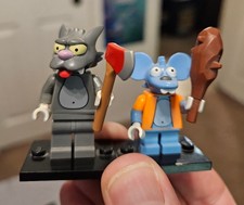 Lego Minifigure Itchy and Scratchy The Simpsons Series 1