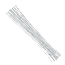 Decora 22 Gauge White Floral Wire 16 inch,50/Package white
