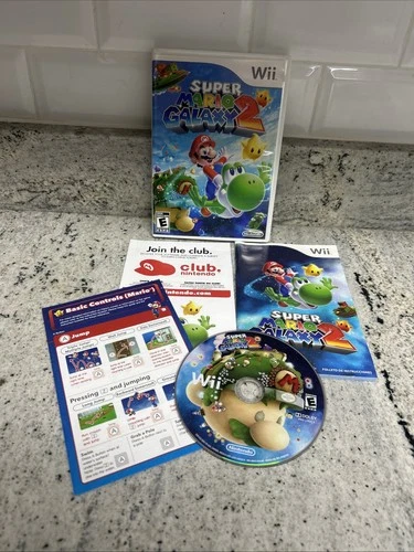 Super Mario Galaxy 2 (Nintendo Wii, 2010) Complete & Tested, MINT !!🔥🔥