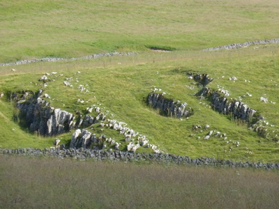 #ad Photo A3 Exposed rocks Buxton SK0673 Rows of exposed stone faces in the c2014 GBP 17.50