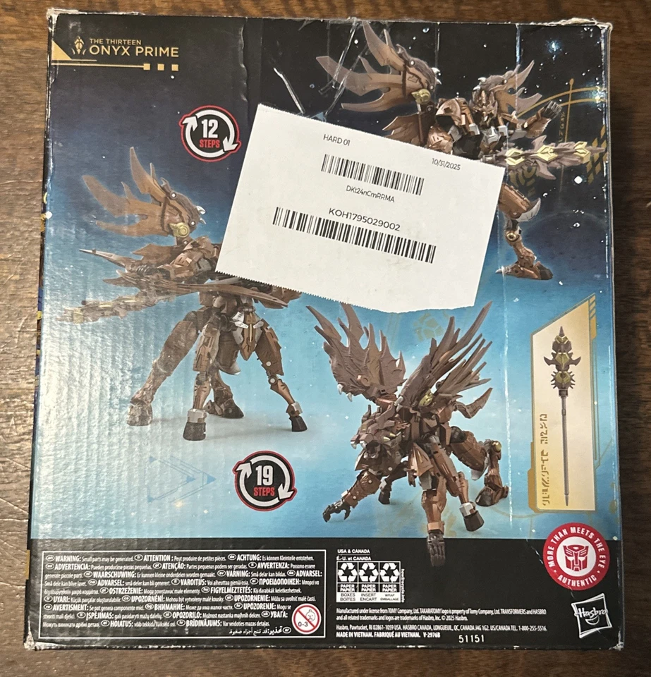 Transformers Age of the Primes Leader Class Onyx Prime The Thirteen*поврежденная коробка - Изображение 2 из 4