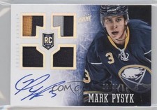 2013-14 Panini Prime Rookie Holo Silver 12/50 Mark Pysyk #136 Patch Auto 2a8