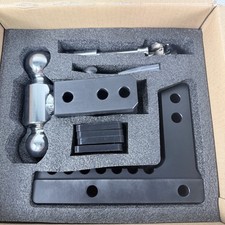 2 Receiver 6 Drop Rise Adjustable Trailer Tow Hitch Dual Ball Wlock 12500lb 2 Receiver 6 Drop Rise Adjustable Trailer Tow Hitch Dual Ball Wlock 12500lb
