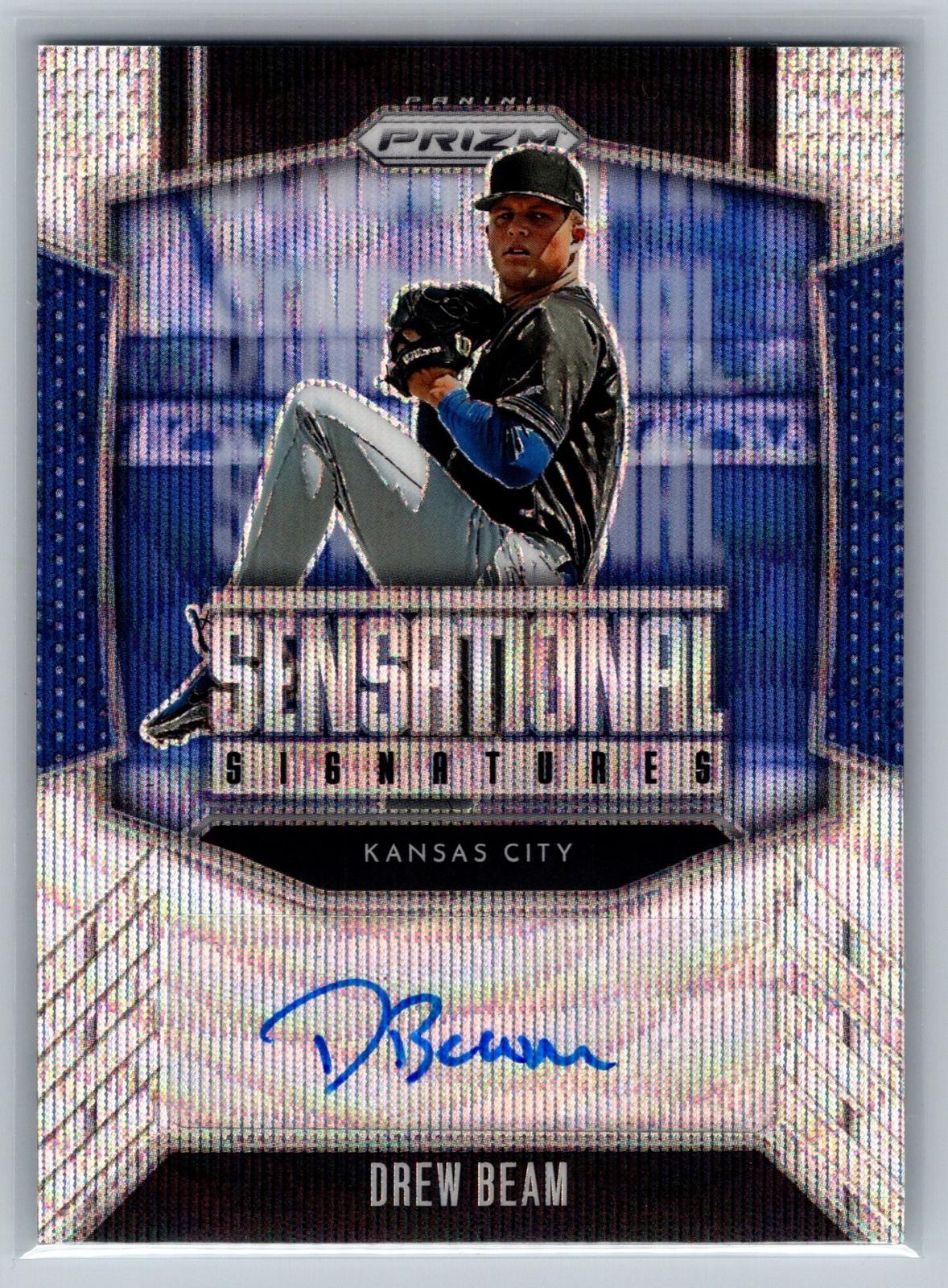2026 Panini Prizm #SS-DB Drew Beam Sensational Signatures Wave #142/199